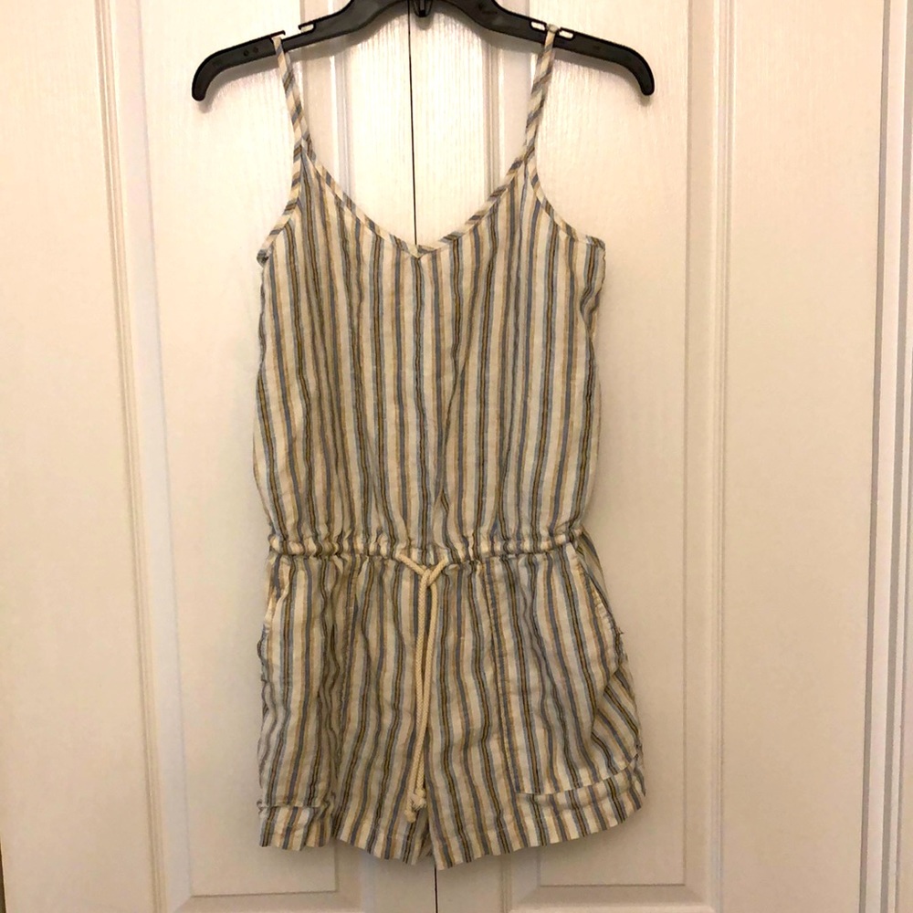 Beachy linen romper
